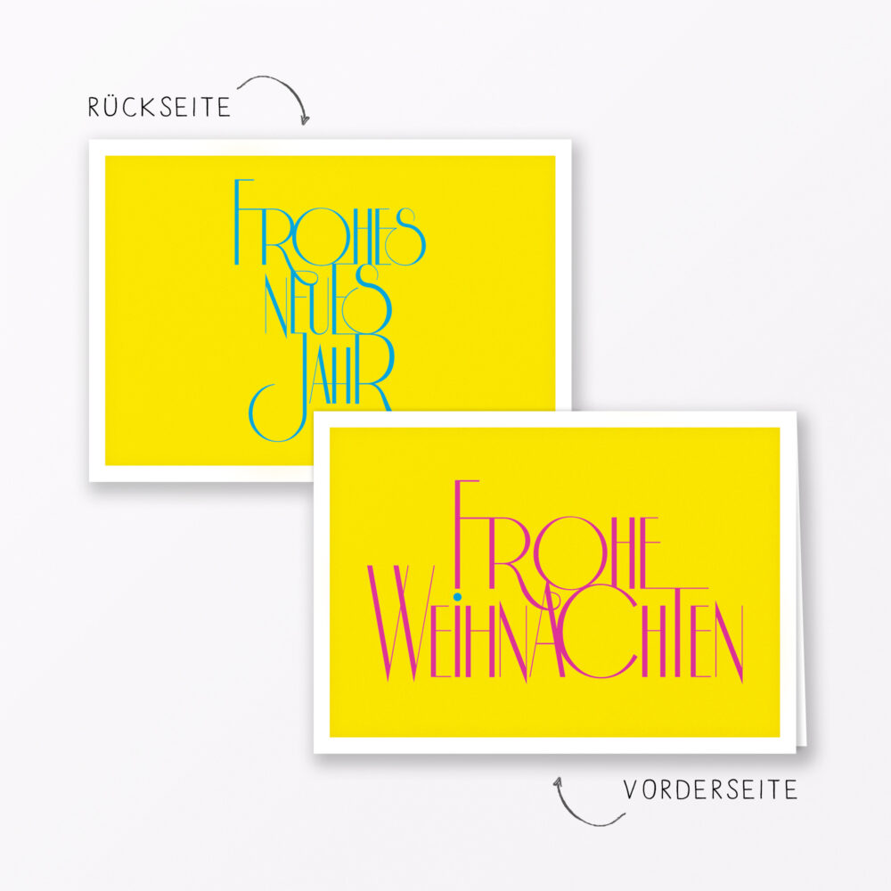Teiliges Set Weihnachtskarten Pop Quot Fr Hliche Weihnachten Quot Din A Inkl Umschl Ge Weiss