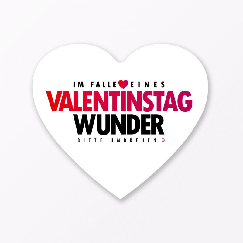 Valentinstagskarte Quot Wunder Von Valentinstag Quot Inkl Umschlag Amp Kondom