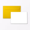 Dankeskarte + Umschlag Gelb